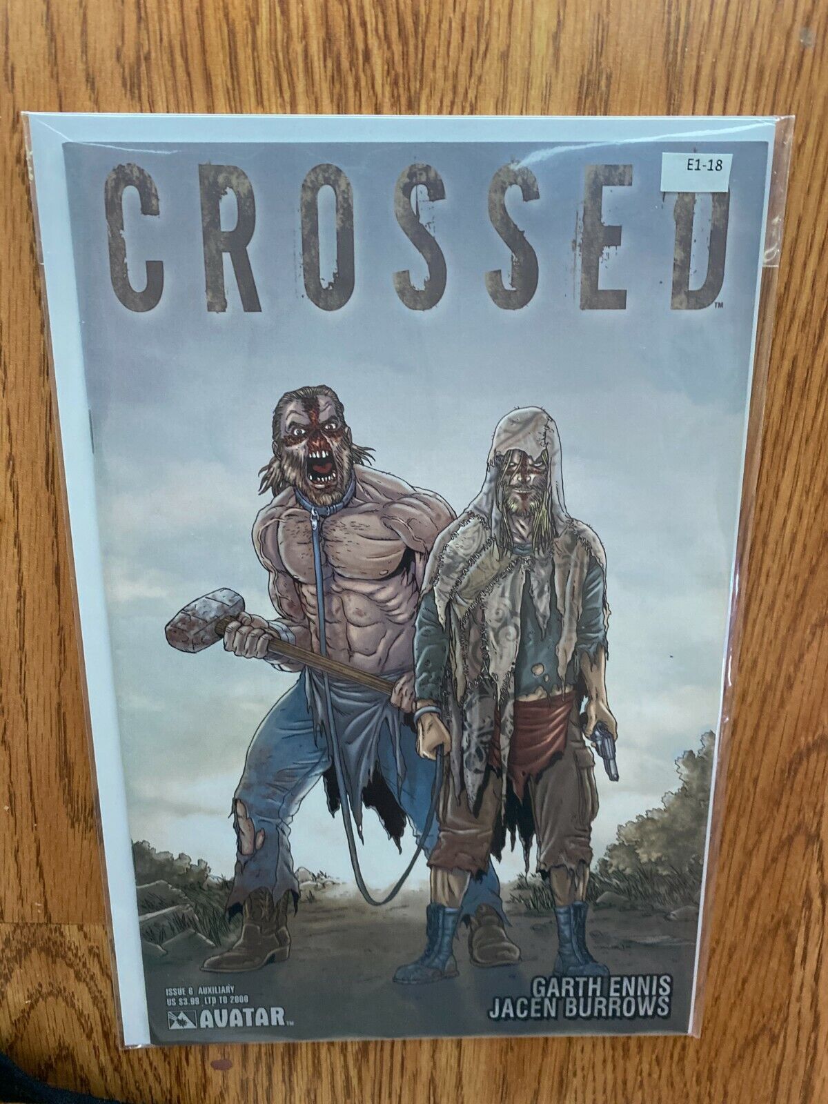 Crossed Cover 6E Auxiliary Edition - High Grade Comic Book - E1-18