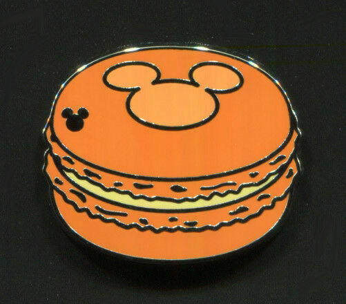 Disney Pins Orange Macaron Completer Hidden Mickey Pin