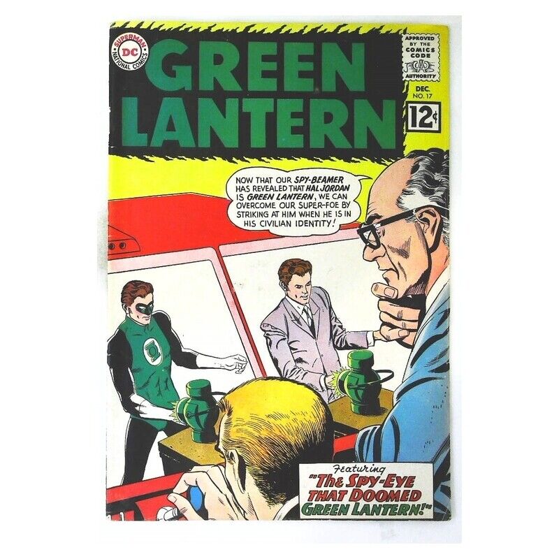 Green Lantern (1960 series) #17 in Fine minus condition. DC comics [o}