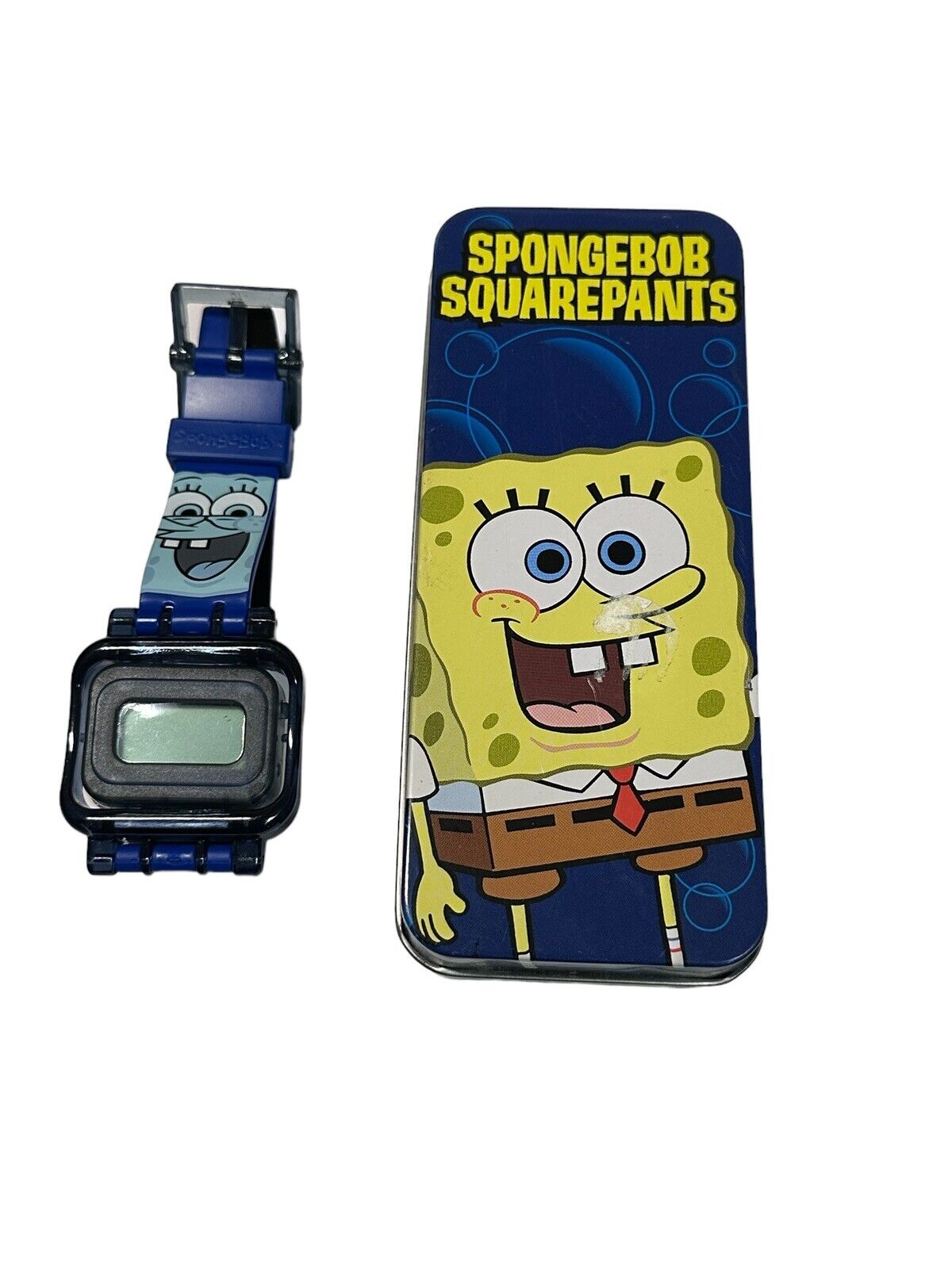 2004 VINTAGE  Burger King SpongeBob SquarePants Viacom digital watch collectible