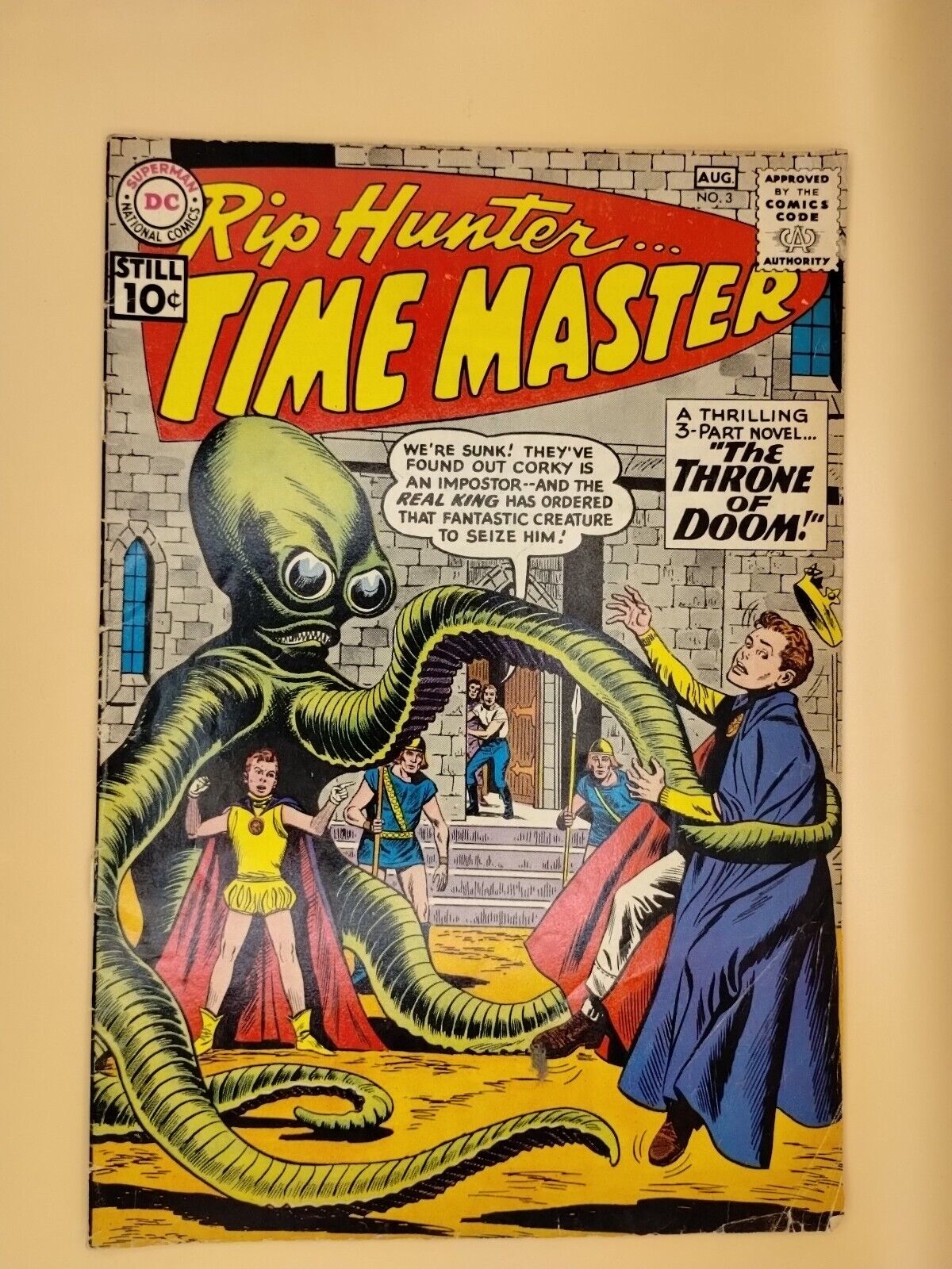 Rip Hunter Time Master #3 1961 DC Comics \