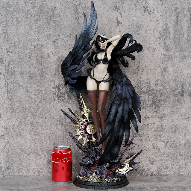 Anime Overlord Albedo GK Swimsuit Wear Figure PVC Collectible Statue New 58cm