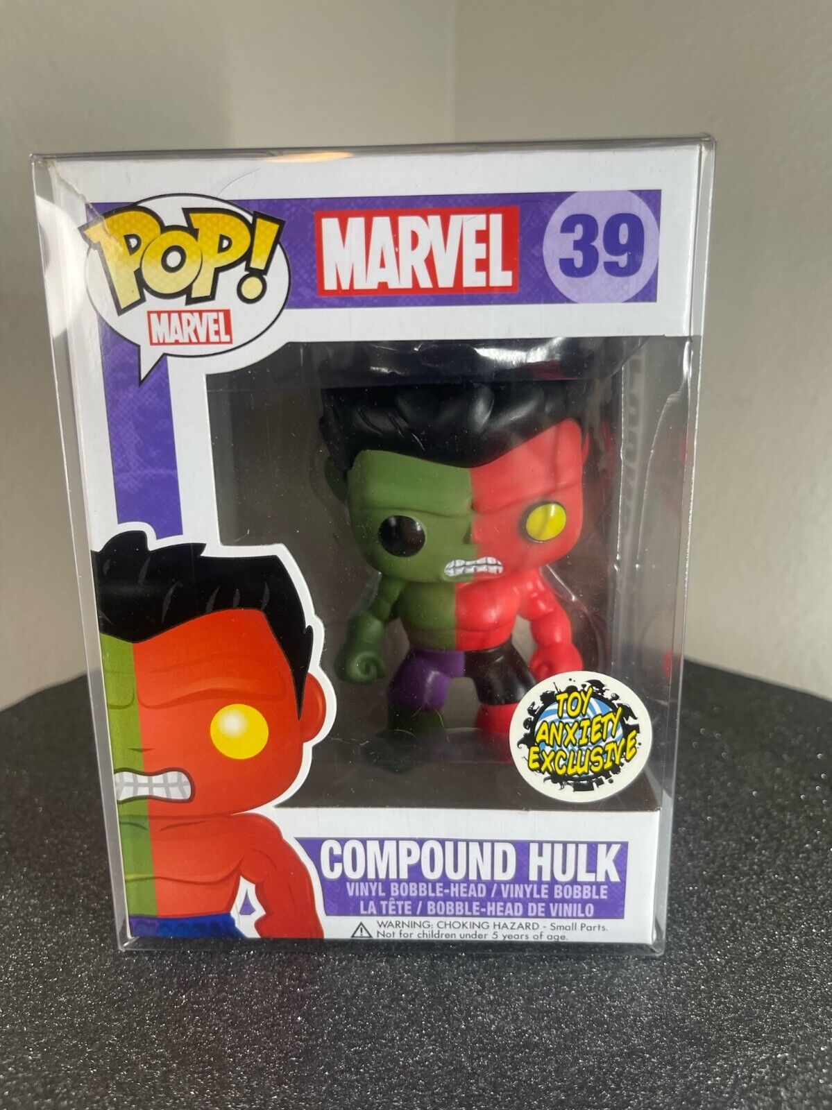 Funko Pop Marvel #39 COMPOUND HULK from Hulk Toy Anxiety Exclusive