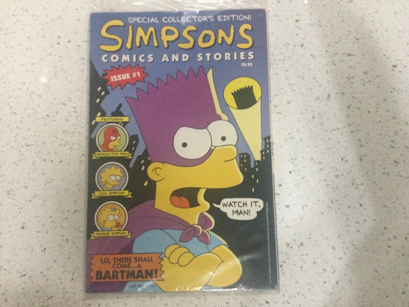 SIMPSONS COMIC AND STORIES #1 SPECIAL COLLECTORS EDITION NM 1993 SEALED UNOPENED