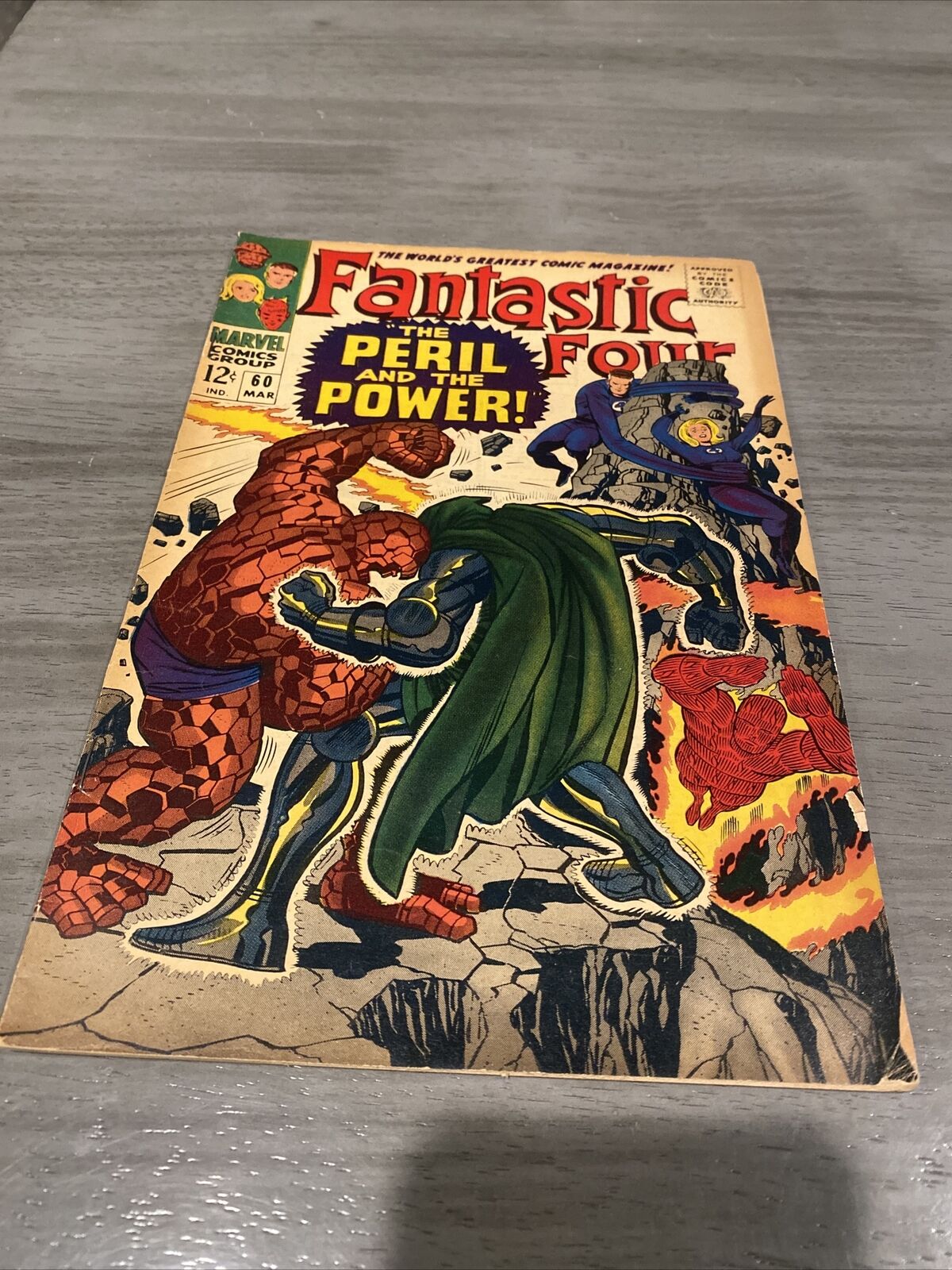 Fantastic Four #60 (Mar 1966, Marvel), Doctor Doom cover