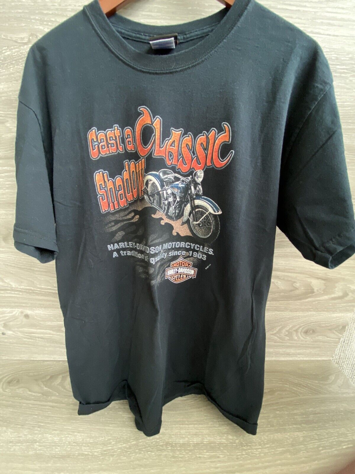 2007 Harley Davidson Alberta Canada Shirt Black Size Large
