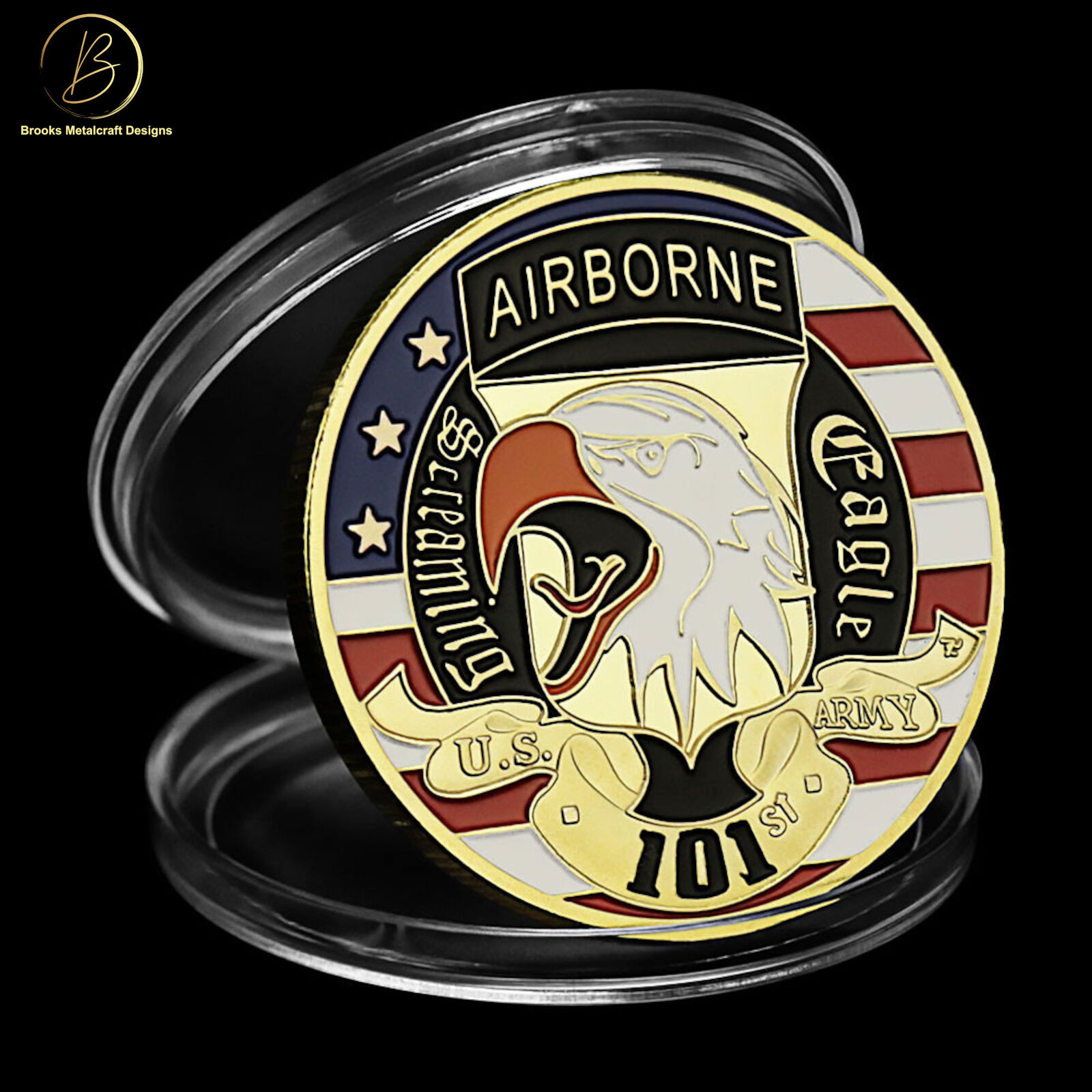Army 101st Airborne Screaming Eagle Challenge Coin
