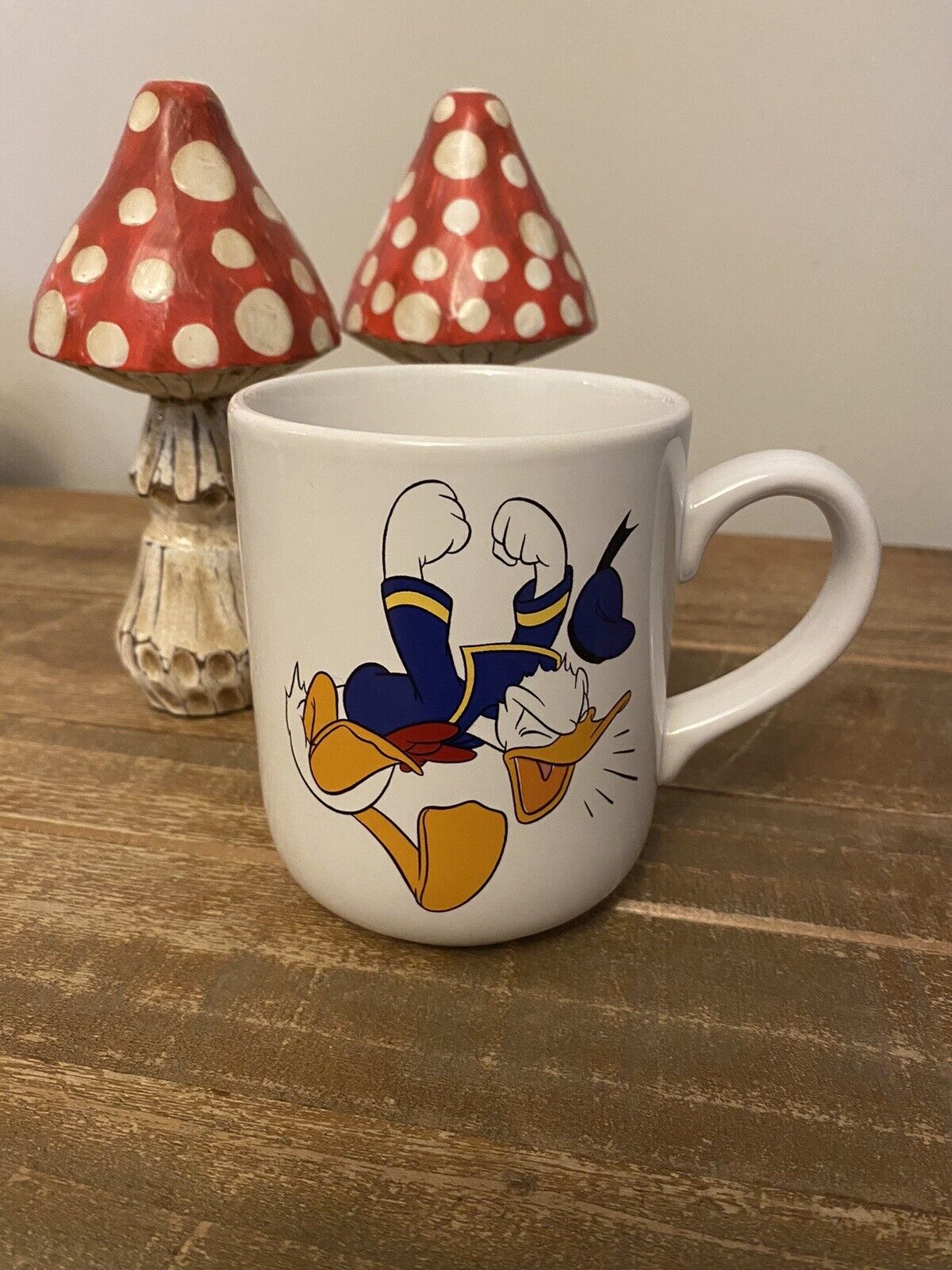 Disney Donald Duck Naughty Chunky Mug 11cm Mischevious Disobedient Staffordshire