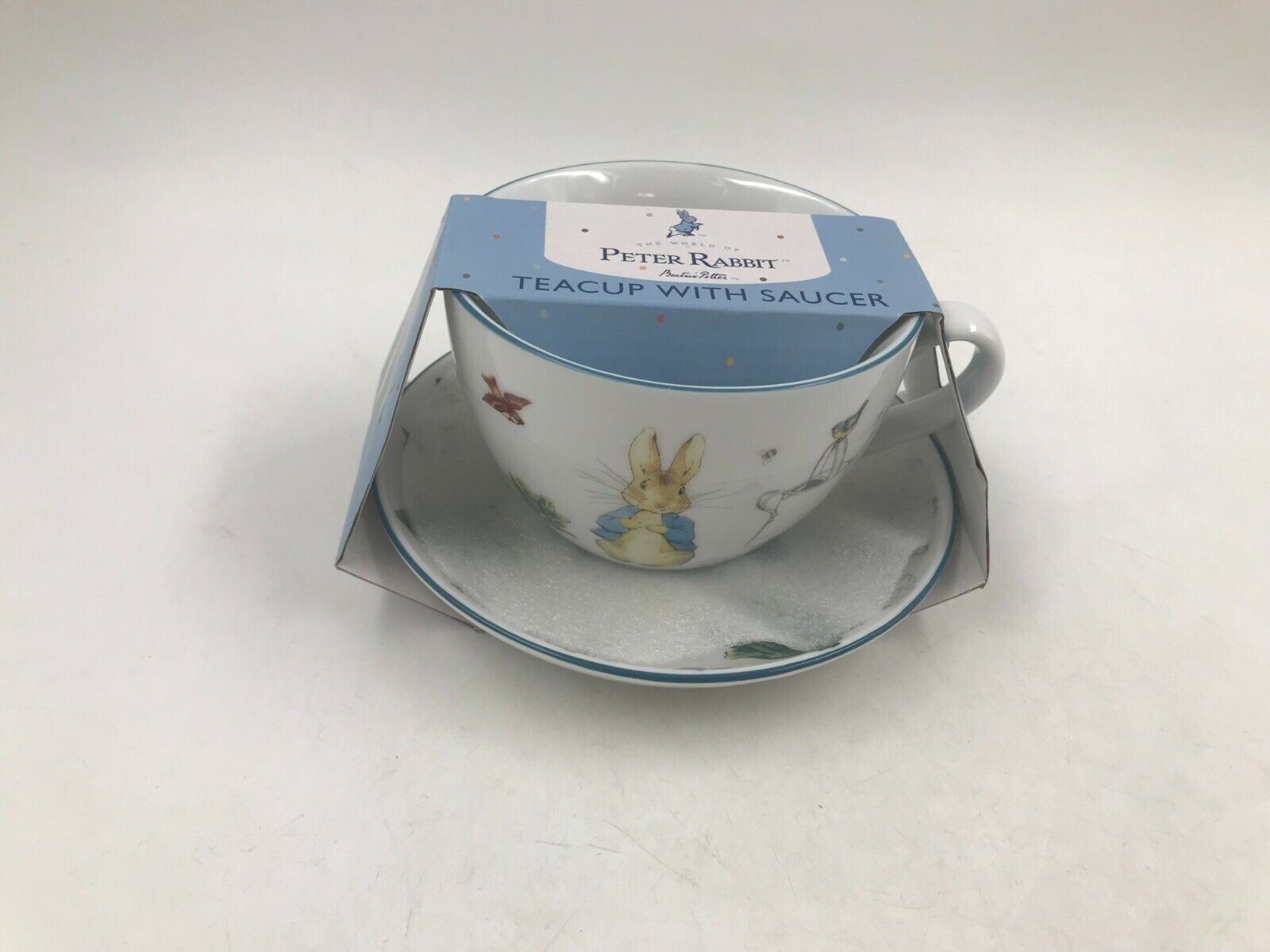 Beatrice Potter Ceramic 15oz Peter Rabbit Teacup & Saucer Set DD02B32009