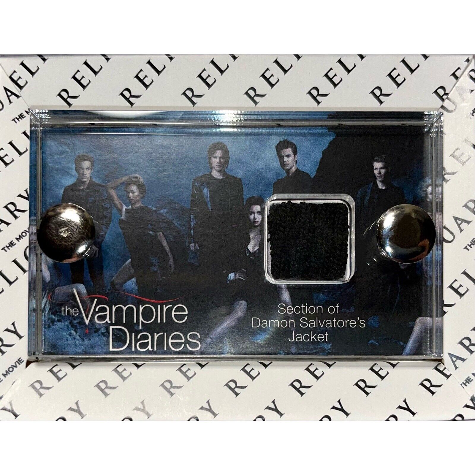 Rare The Vampire Diaries Ian Somerhalder Jacket Relic Mini Display