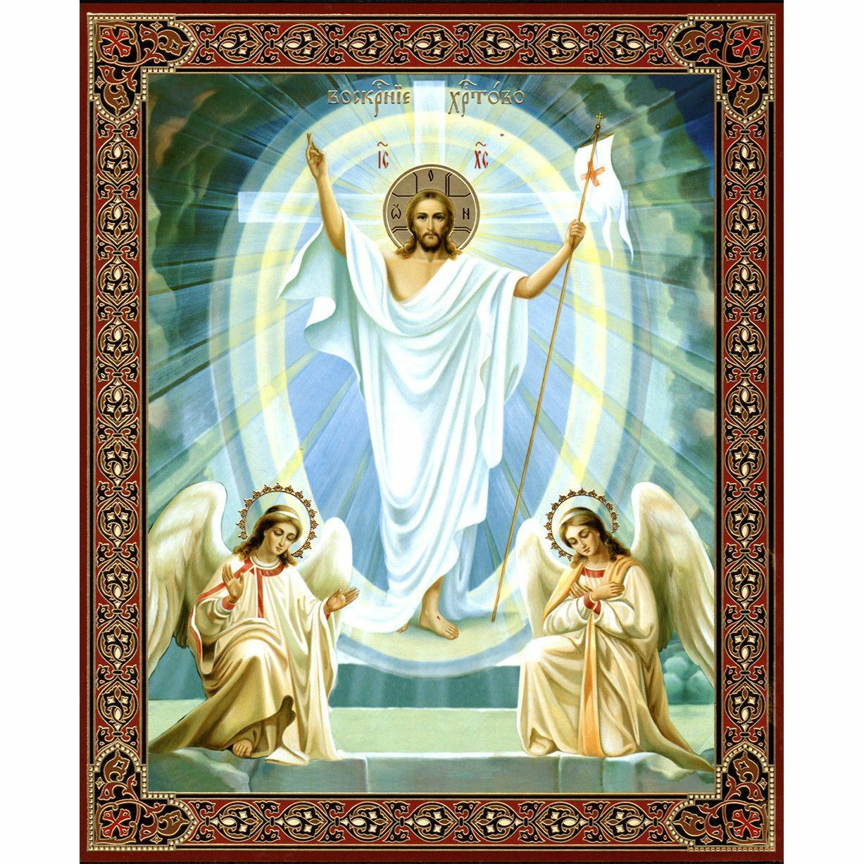 Resurrection of Christ Mini Wooden Icon 3\