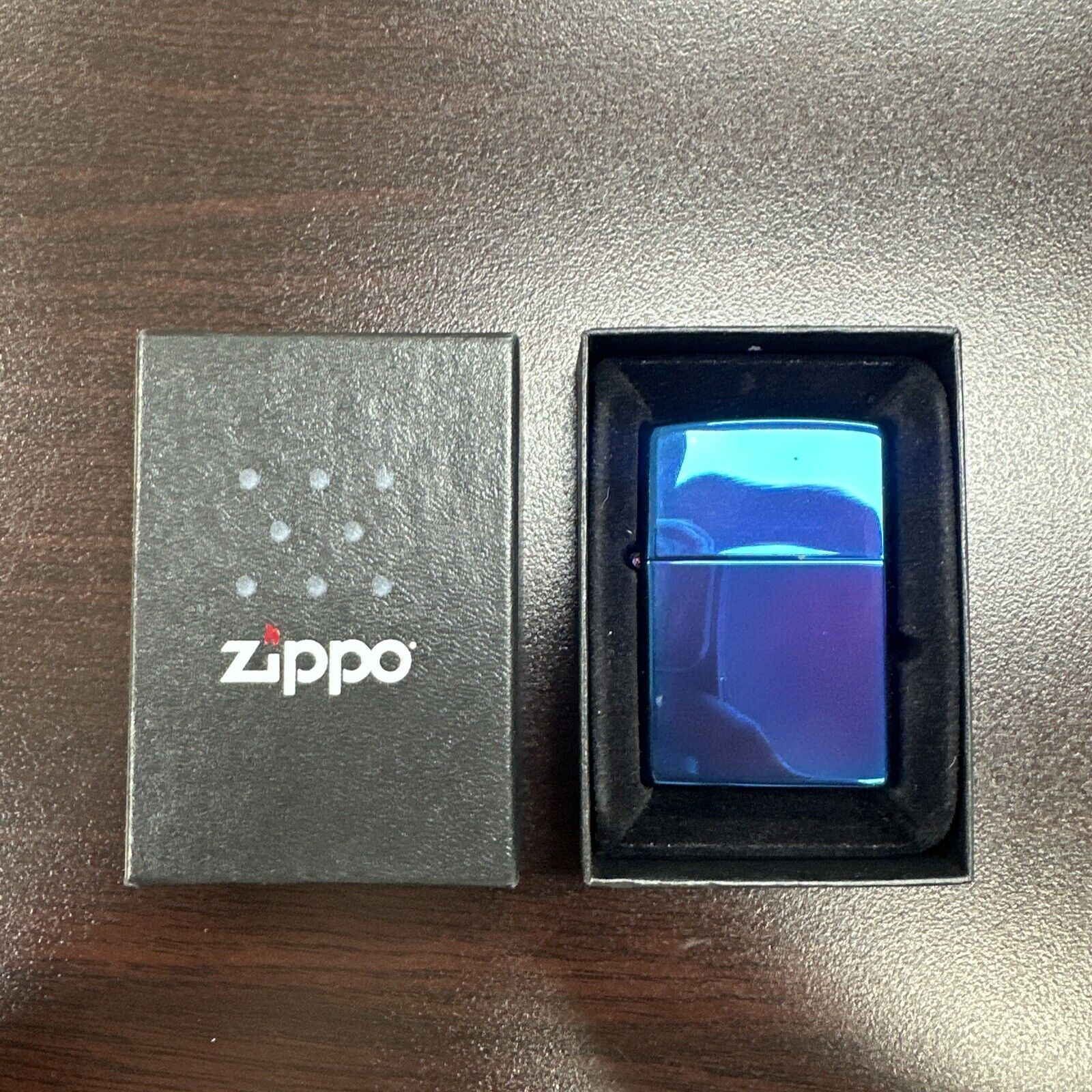 Zippo Classic High Polished Indigo Pocket Lighter
