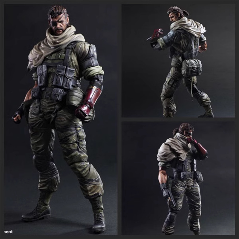 IN US Metal Gear Solid V The Phantom Pain Snake Action Figure Statues Model Toy