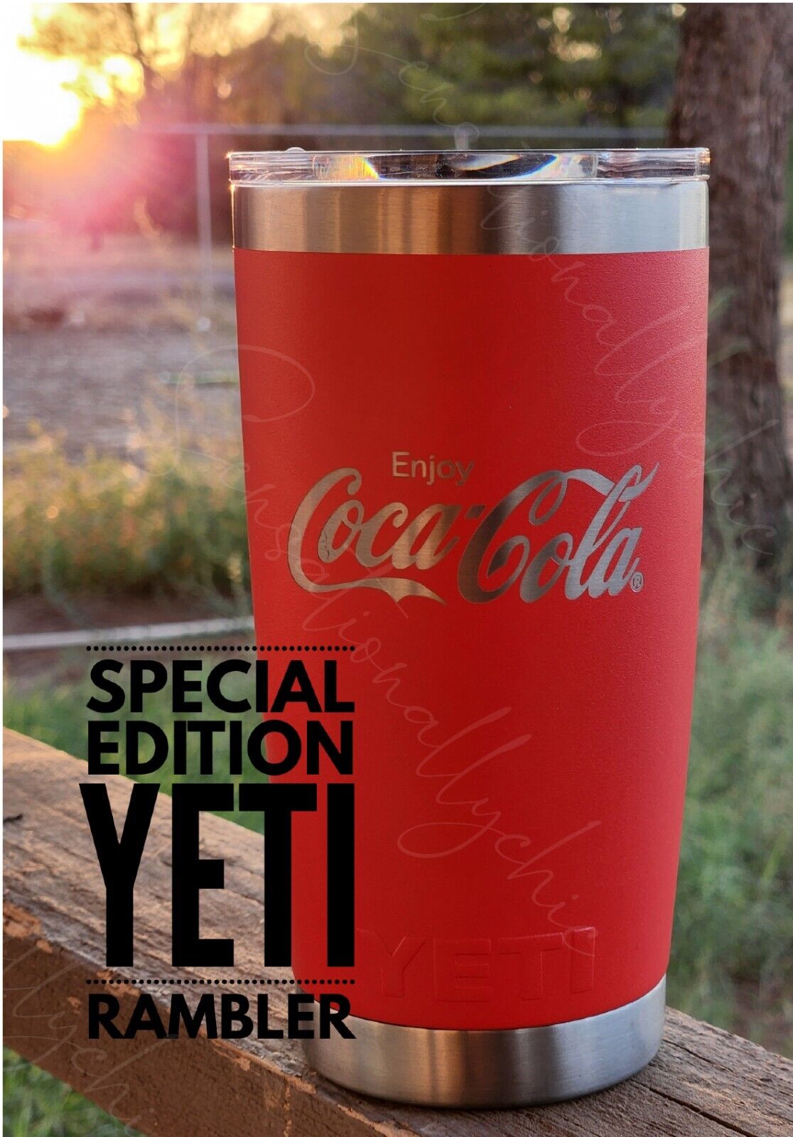 NEW Yeti Coca-Cola Coke Rambler 20 Oz Tumbler MagSlider LId Rare 