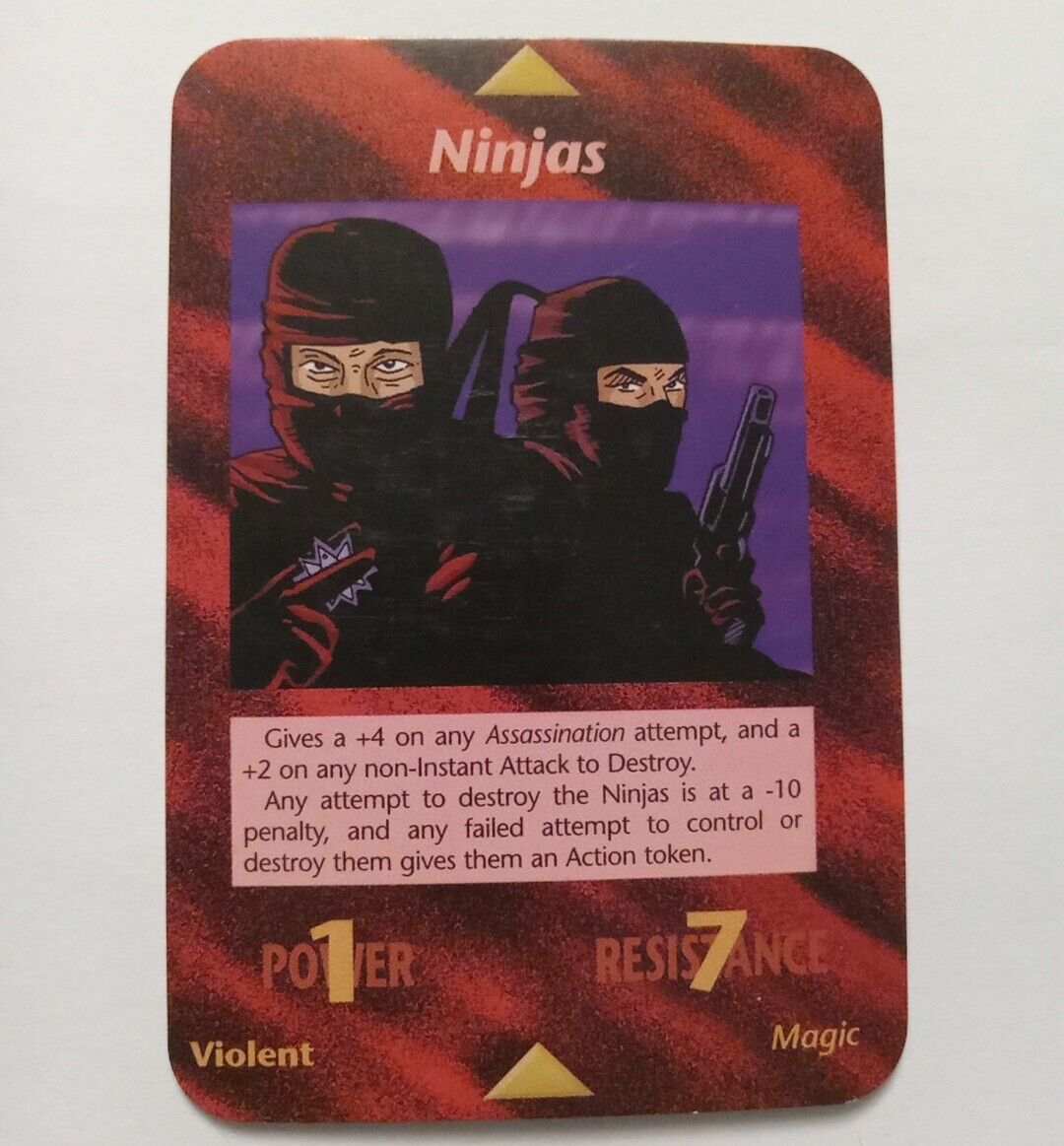 Ninjas Illuminati New World Order Card Game INWO Magic Assassin Conspiracy 
