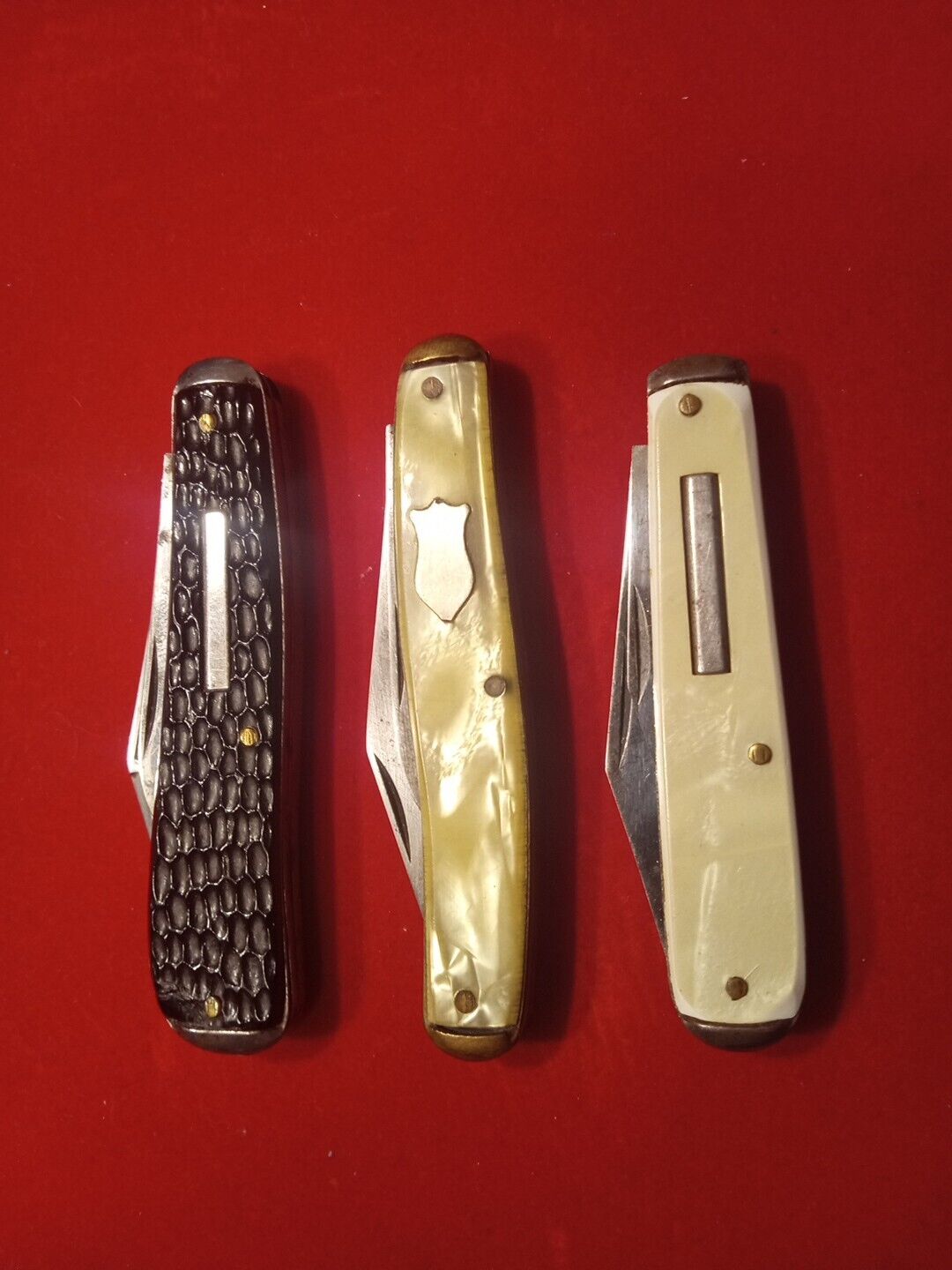 Vintage Pocket Knife Lot Utica, Cornwall Cutlery NY NICE