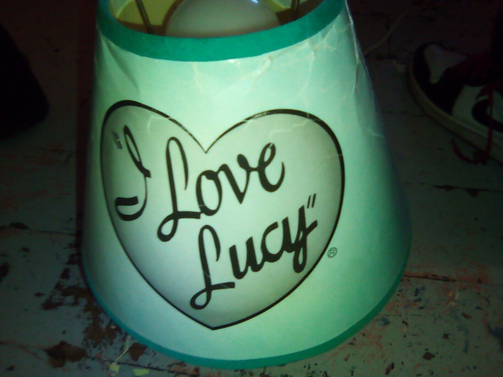 I Love Lucy Television Lamps w/Shade (pair)