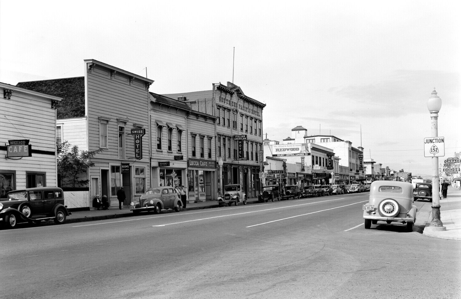 1938 Main St, Gilroy, California Vintage Photograph 11\