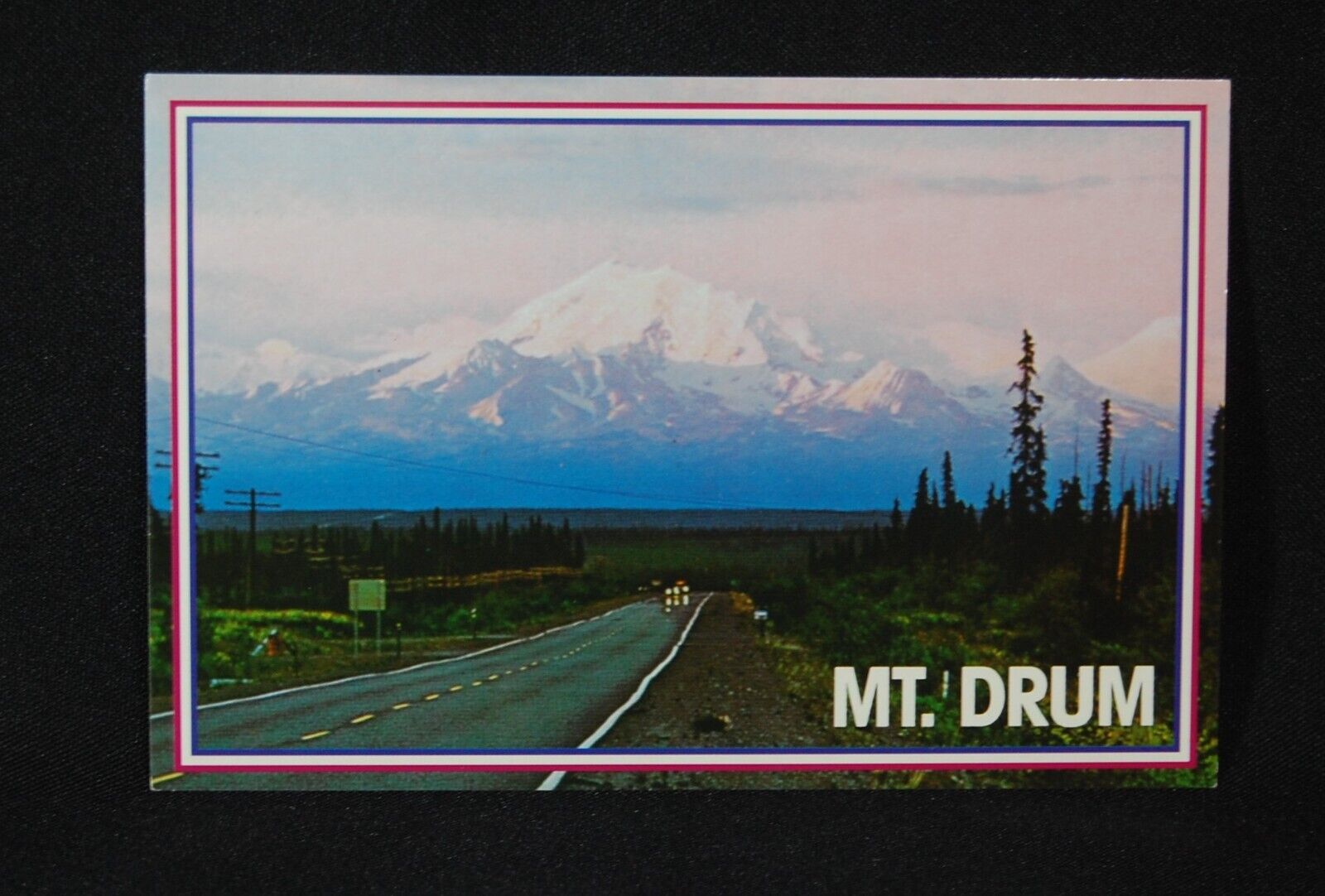 Vintage Post Card Mt Drum Stratovolcano in Alaska Original Unposted Condition