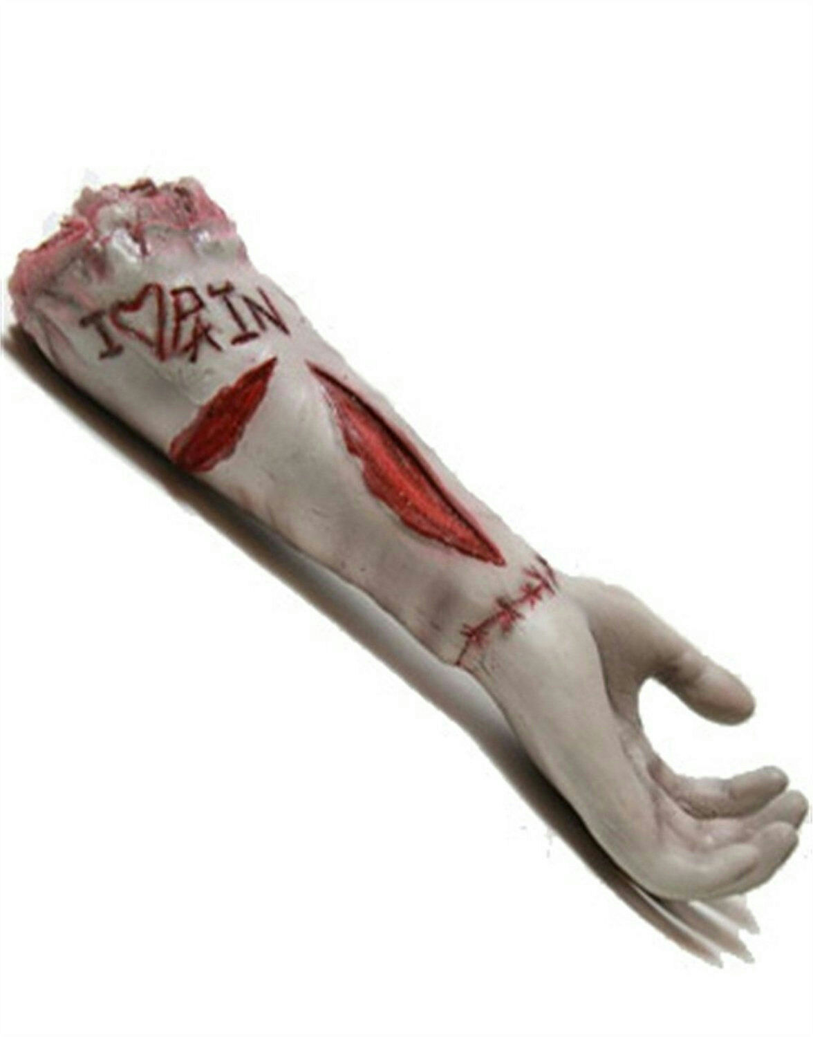 Mutilated Suicide I Love Pain Cutter Arm Severed Limb Halloween Horror Prop