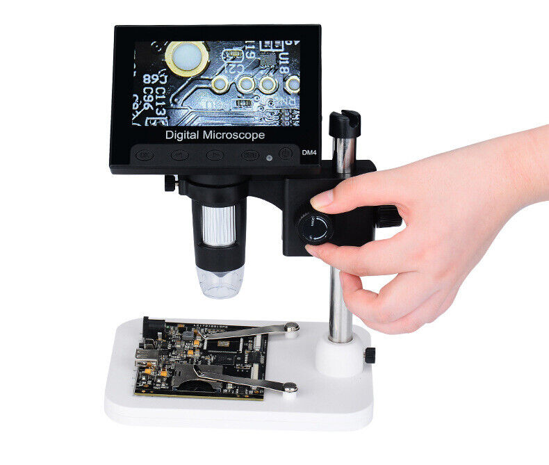 Digital microscope electronic 4.3 inch HD LCD soldering phone repair Magnifier 