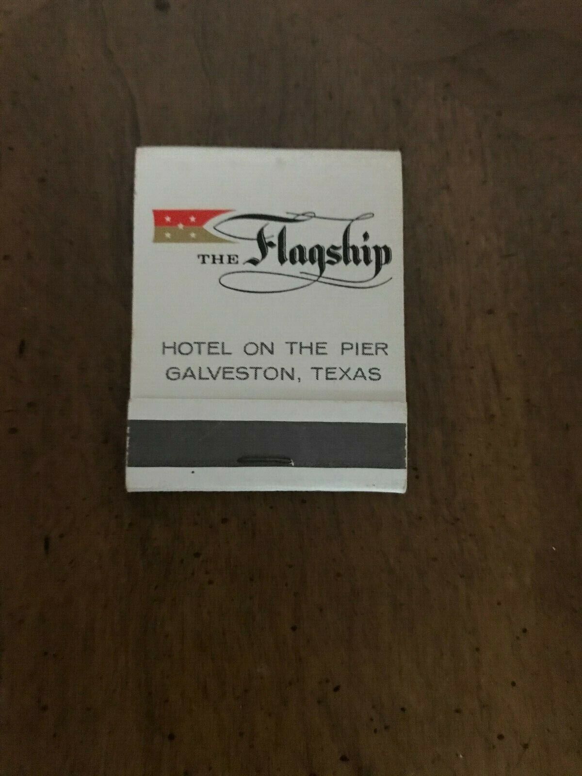 Vintage Full 20-stick Unstruck Matchbook The Flagship Resort Galveston, TX