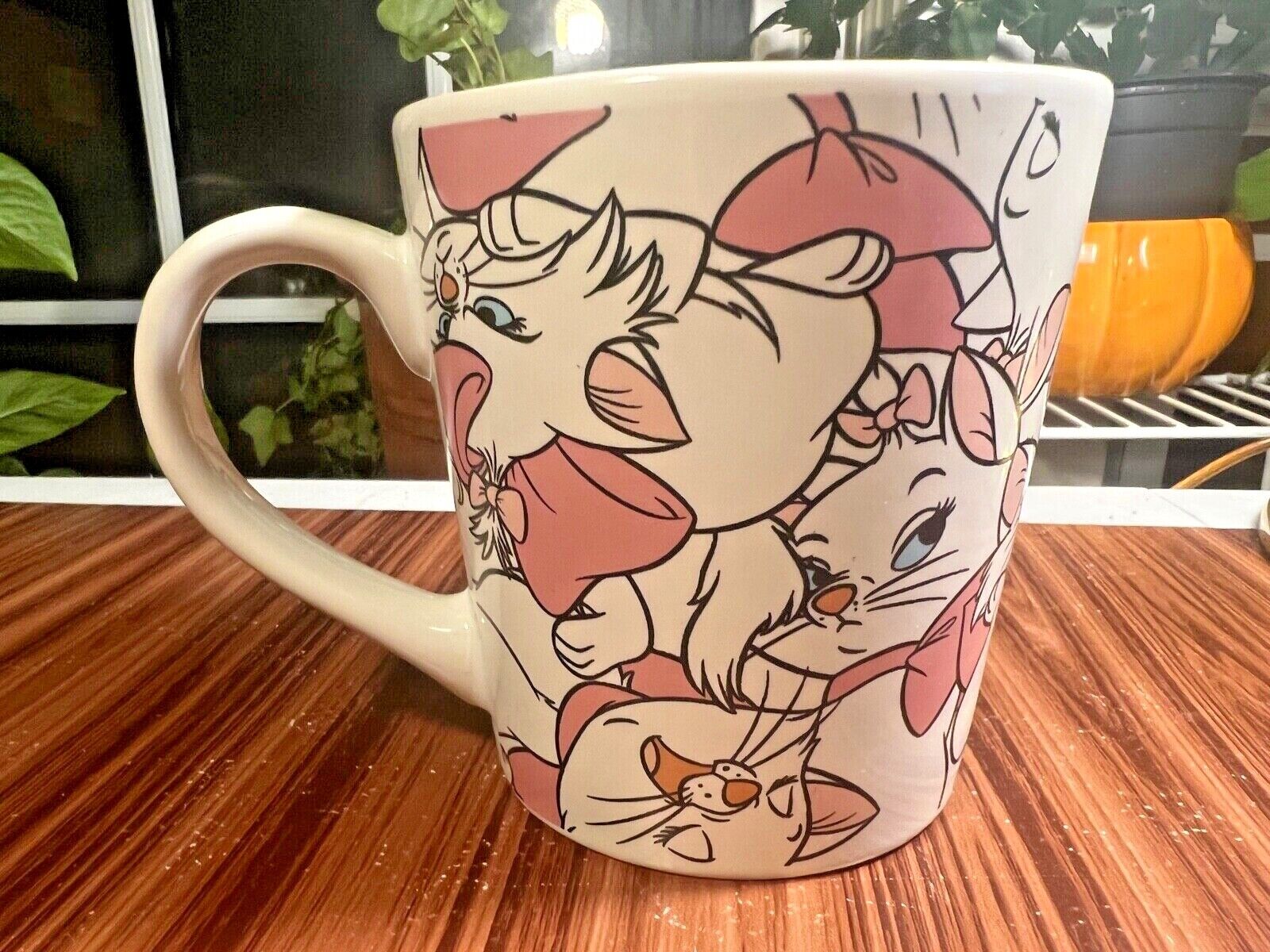 Disney Aristocats Sweet Marie Faces Emotions Mug Sketches 20 oz Cup Coffee Tea
