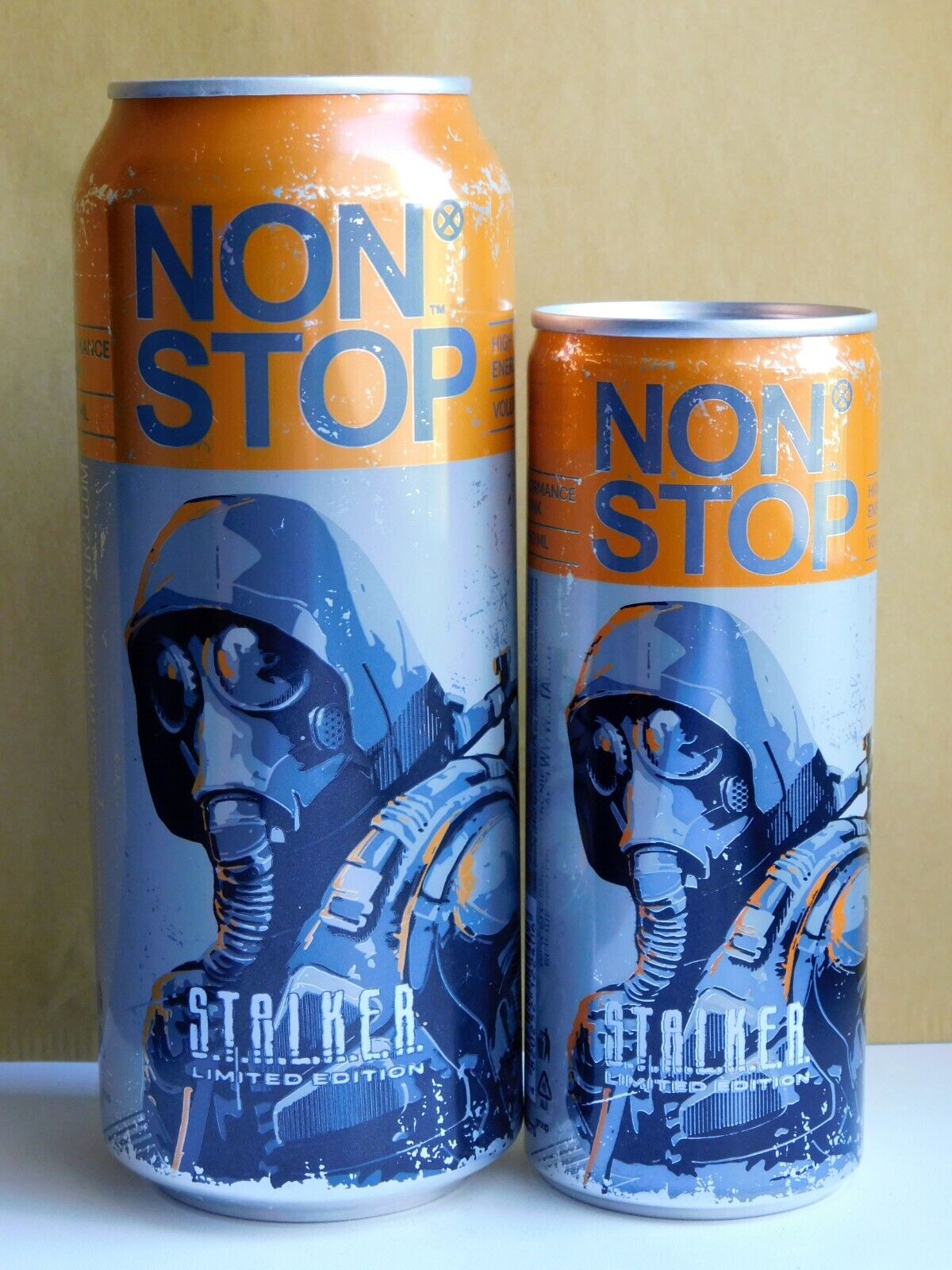 Energy Drink STALKER NON STOP Empty Cans 250 & 500ml. Ukraine 2023 🇺🇦