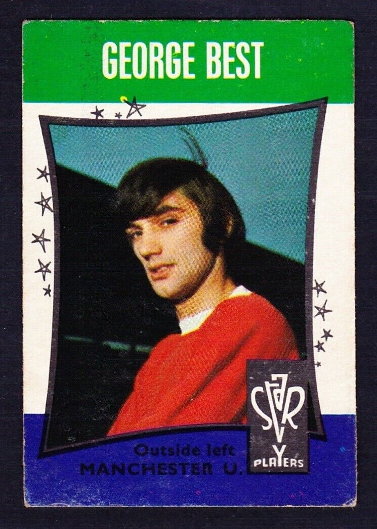 A&BC FOOTBALLERS (STAR PLAYERS) 1967 #13 MANCHESTER UNITED George Best