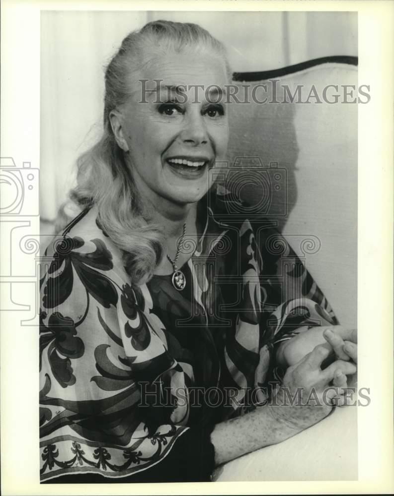 1980 Press Photo June Havoc Enjoys Heightened Perception That Comes With Age