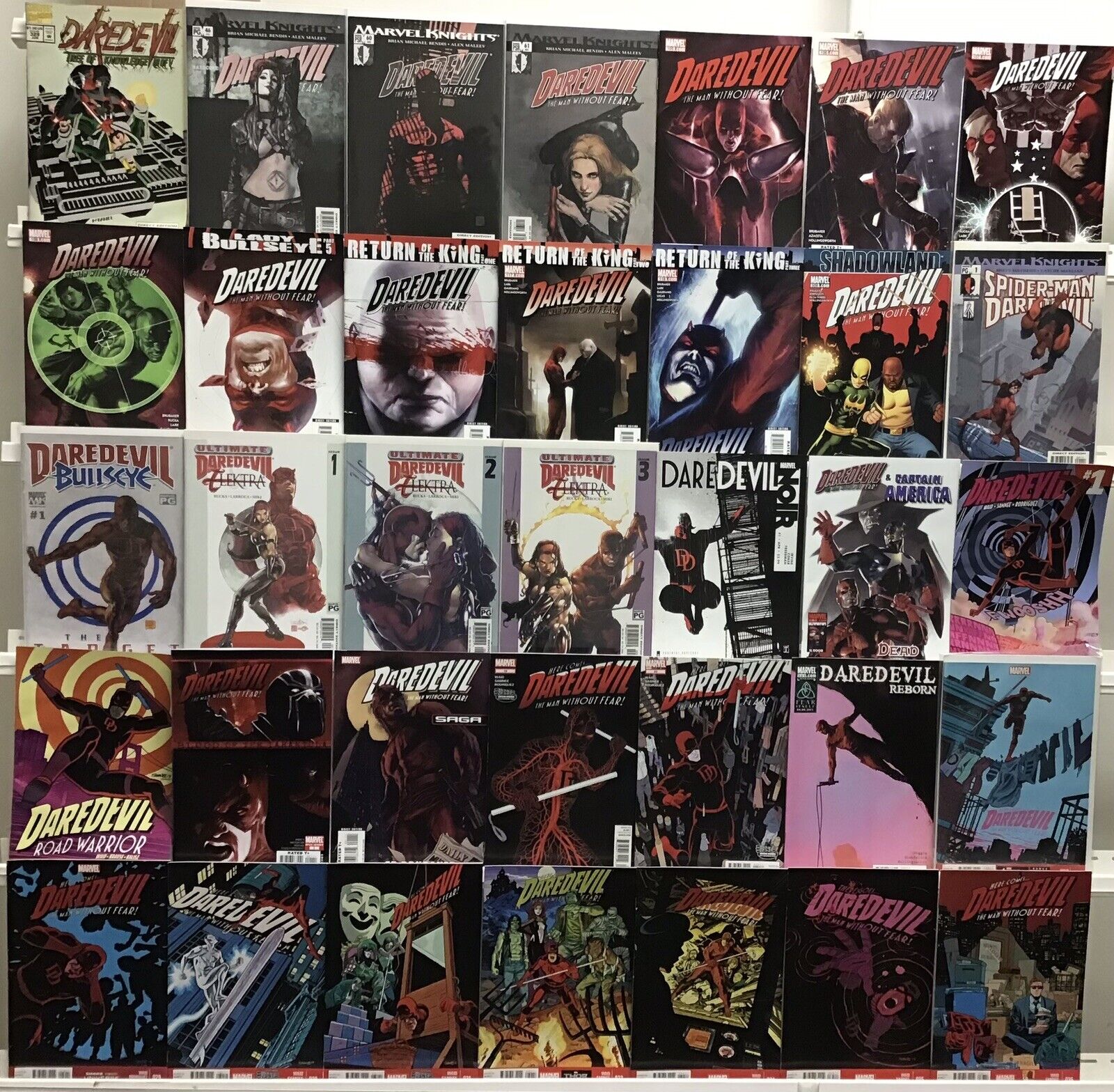 Marvel Comics - Daredevil Comic Book lot Of 35