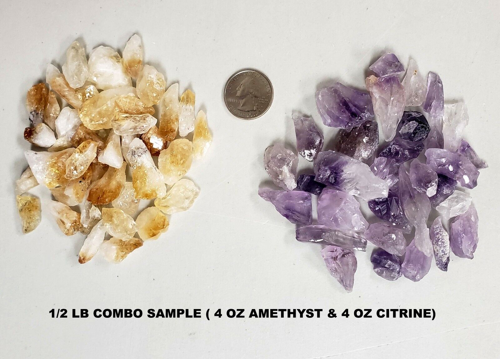 AMETHYST & CITRINE COMBO Bulk Wholesale Crystal Points & Chunks