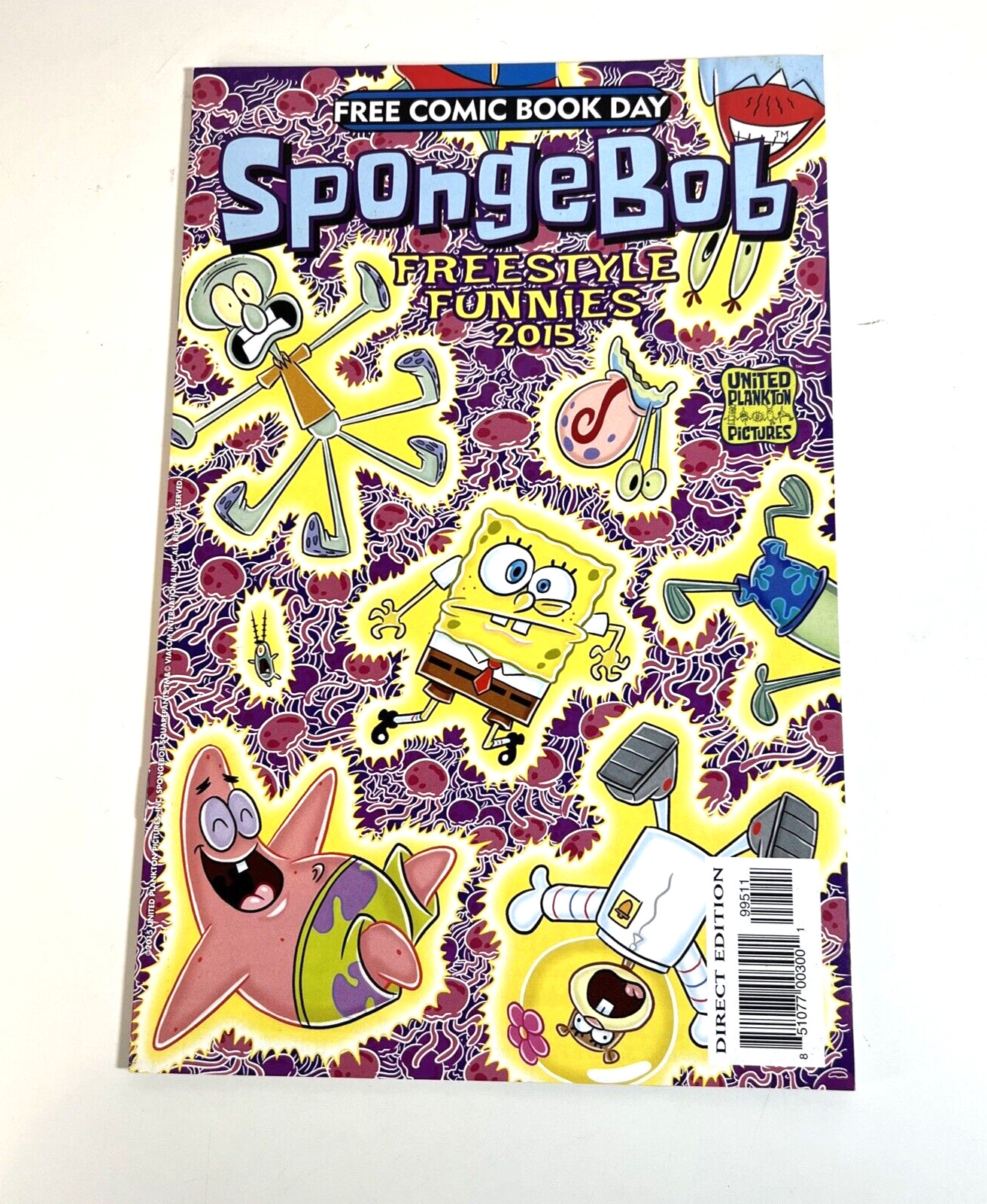 Nickelodeon Spongebob Freestyle Funnies Free Comic Book Day 2015 Comic Book