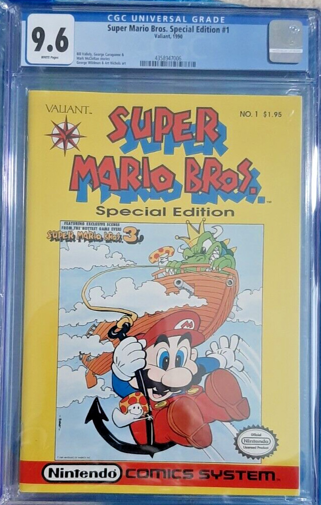 Super Mario Brothers Special Edition #1 CGC 9.6 NM+ Nintendo Valiant 1990 K34