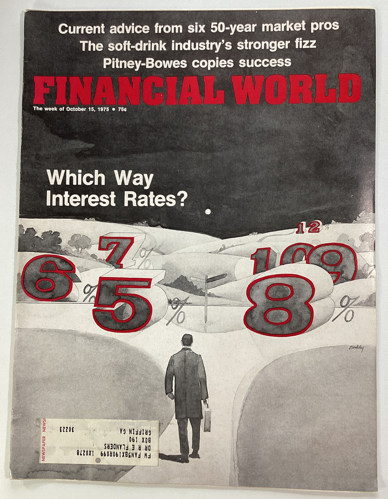 Financial World Magazine Vtg 1975 Rare Ads Interest Rates? Cola Pepsi Coke RC CB