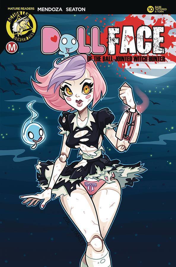 DOLLFACE #10 CVR D STANLEY PIN UP TATTERED & TORN (MR) ACTION LAB ENTERTAINMENT