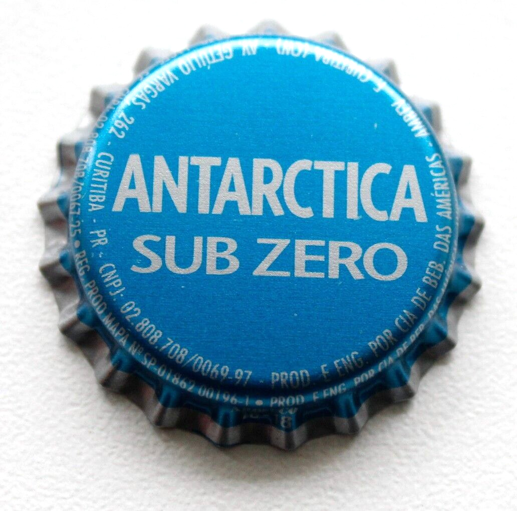 Brazil Antarctica Sub Zero - Beer Bottle Cap Kronkorken Tapon Crown Cap