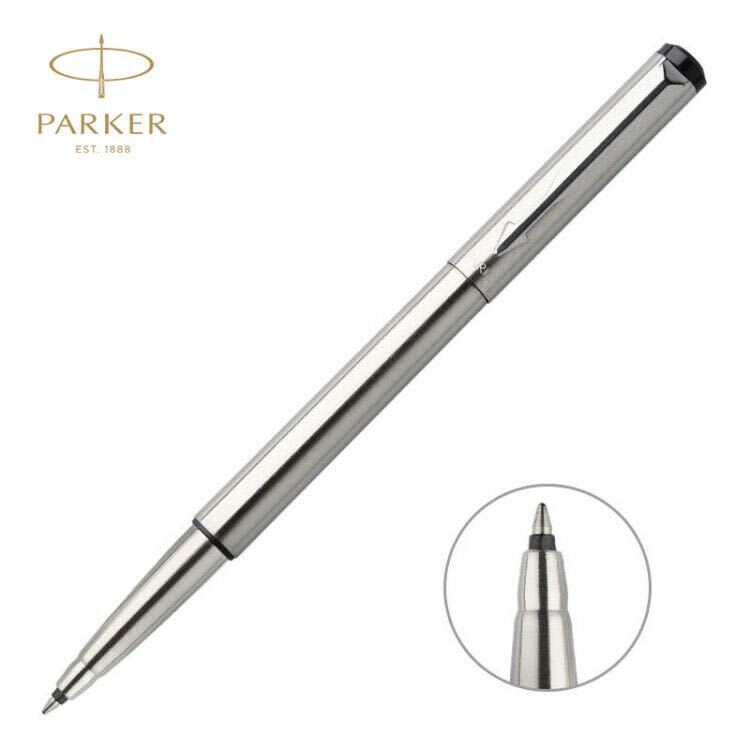 Excellent Parker Vector Series Rollerball Pen Stainless Steel 0.5mm Black Ink