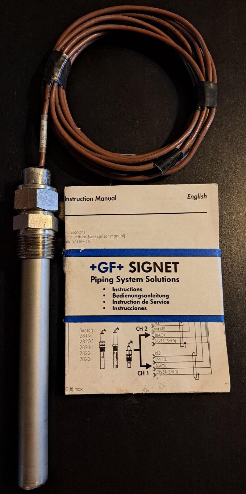New OEM GF SIGNET Conductivity Resistivity Electrod 3-2823-1 328231 USA FastShip