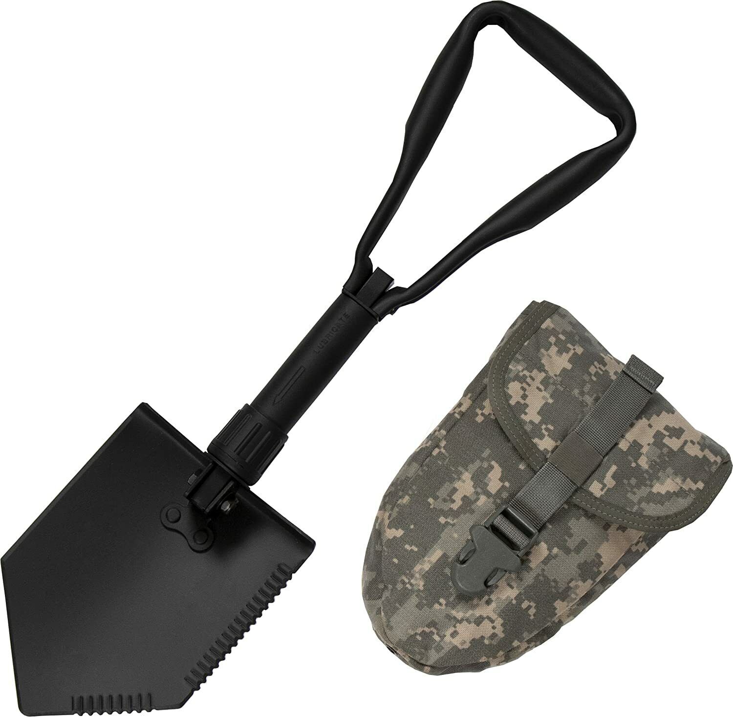 USGI MILITARY ENTRENCHING TOOL  E-TOOL WITH  ACU  CARRIER *FREE SHIPPING*