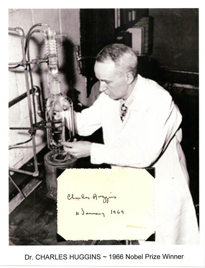 Charles Huggins Autograph Nobel Prize Medicine Physiology Prostate Cancer #1