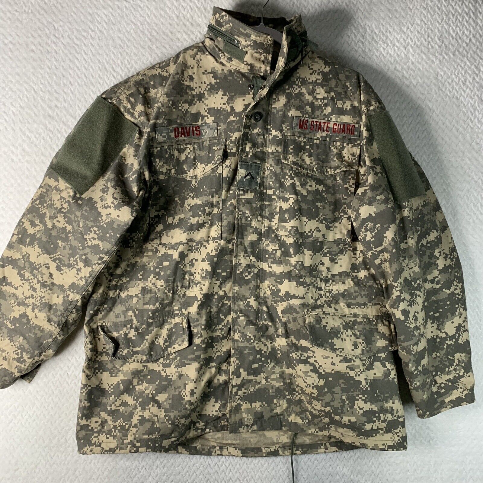 Rothco Military M-65 Tactical Field Jacket Mens Medium Hooded Digital Camo