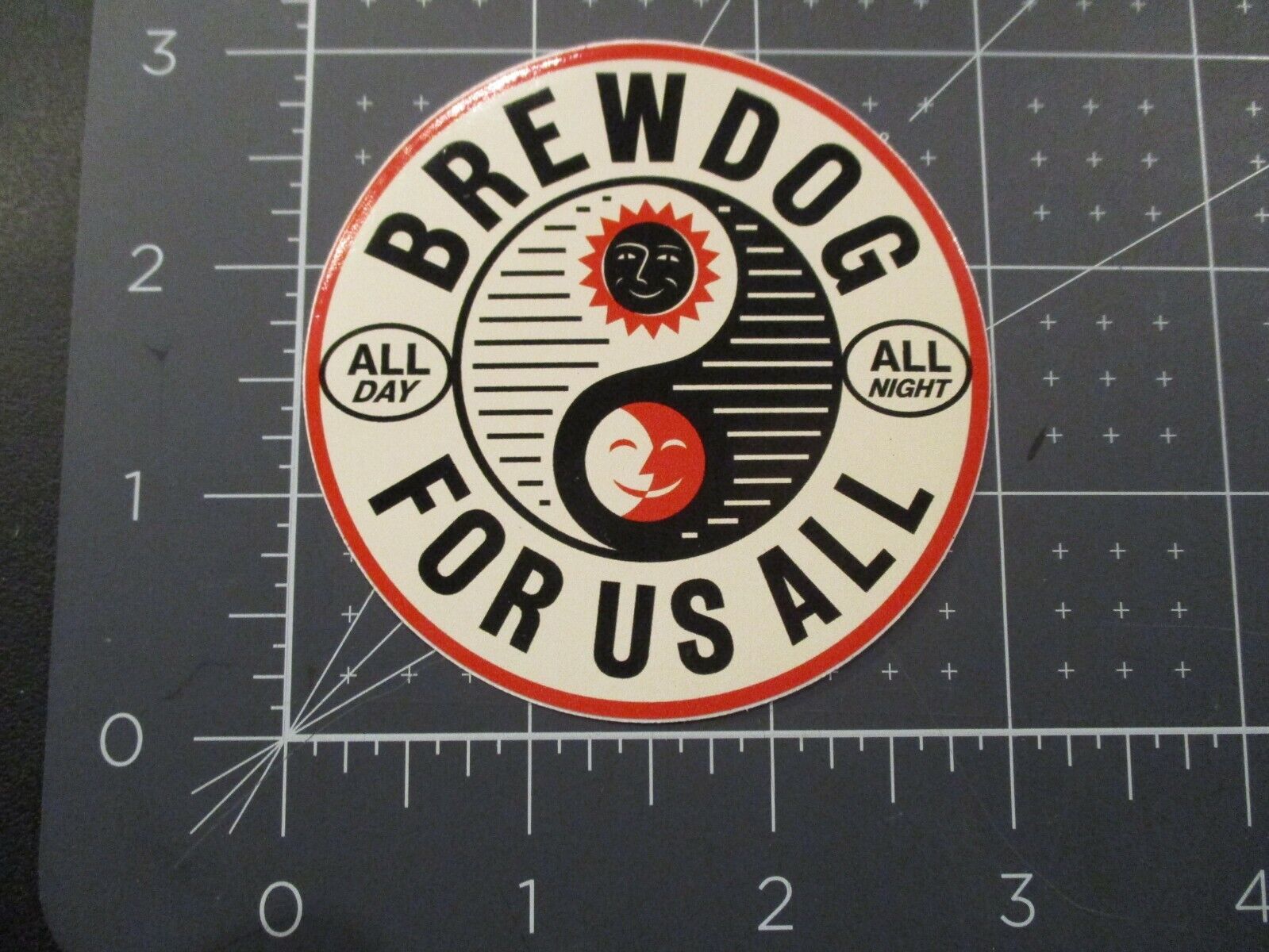 BREWDOG BREW DOG Elvis Juice yin yang STICKER DECAL craft beer brewery brewing