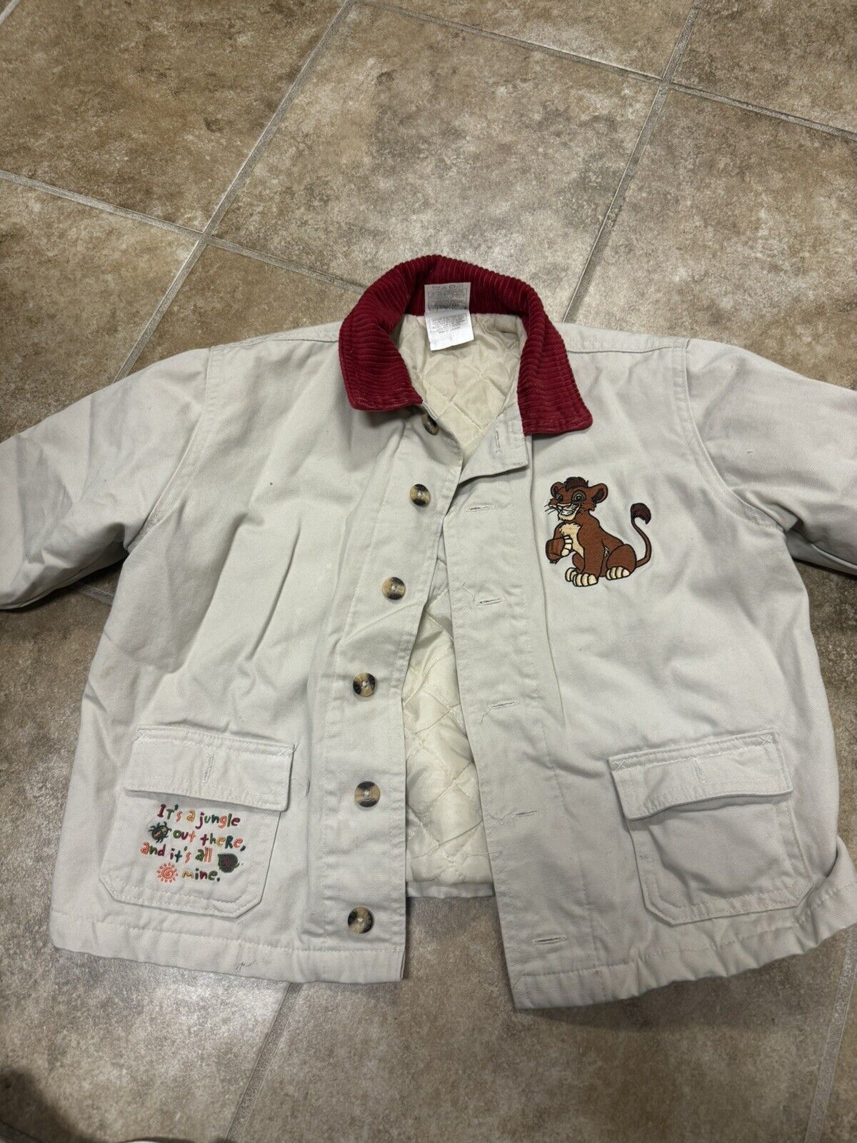 Vintage Disney Simba Jacket 