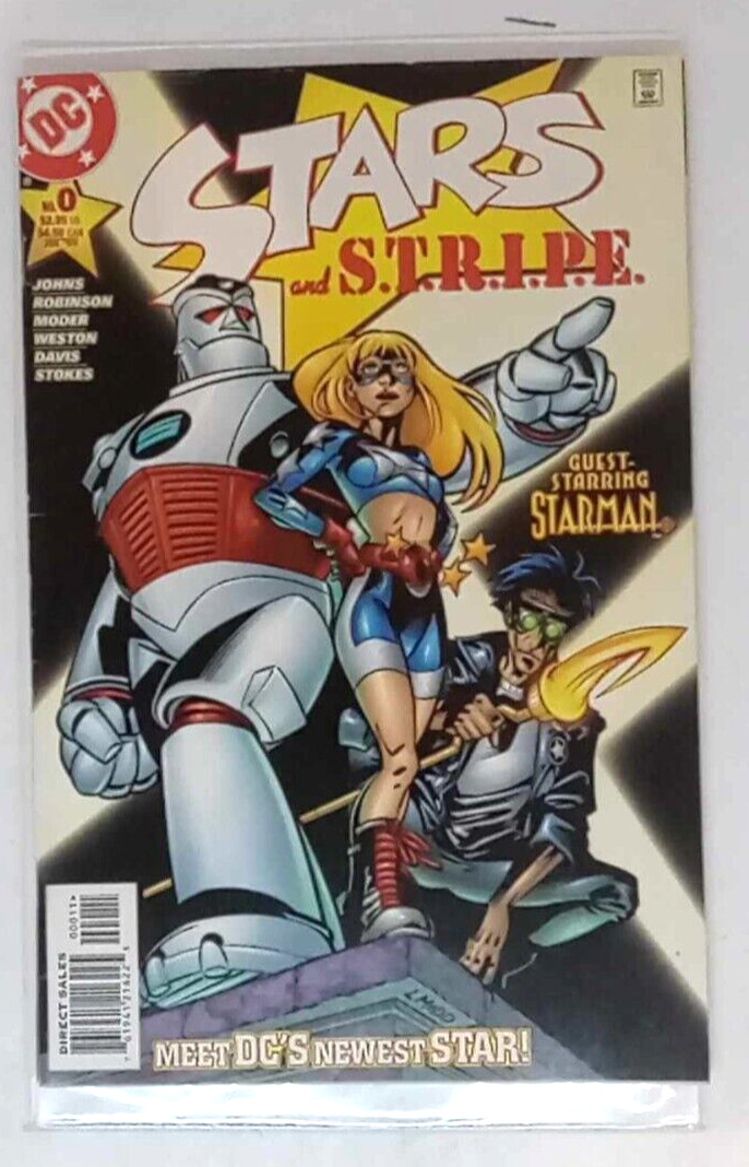 Stars and S.T.R.I.P.E. #0 (DC Comics July 1999) First Appearance Of Stargirl