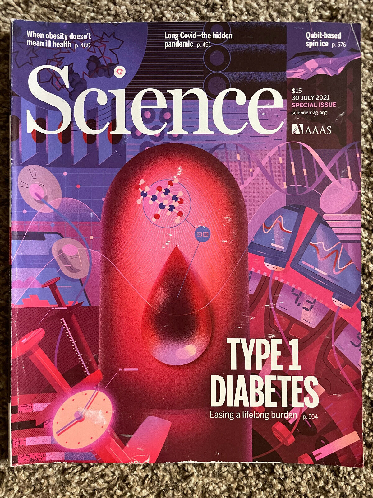 SCIENCE Magazine July 30 2021 Type 1 Diabetes Obesity Special Issue