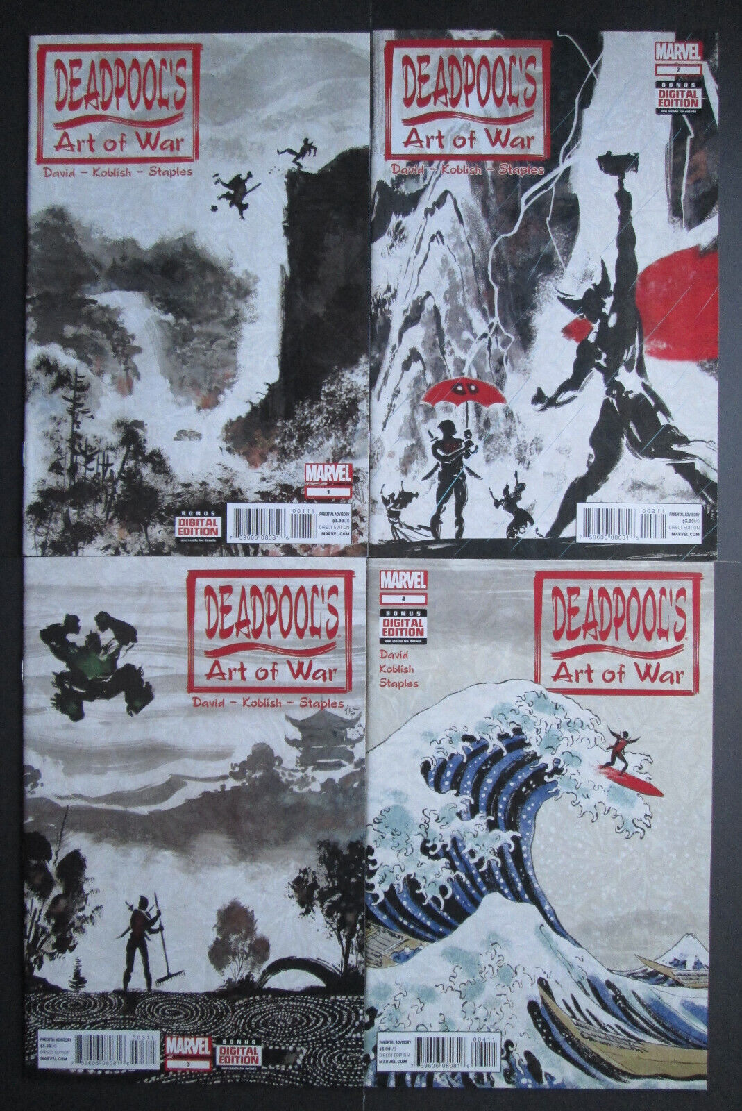 Deadpool's Art of War #1-4 Complete Limited Series