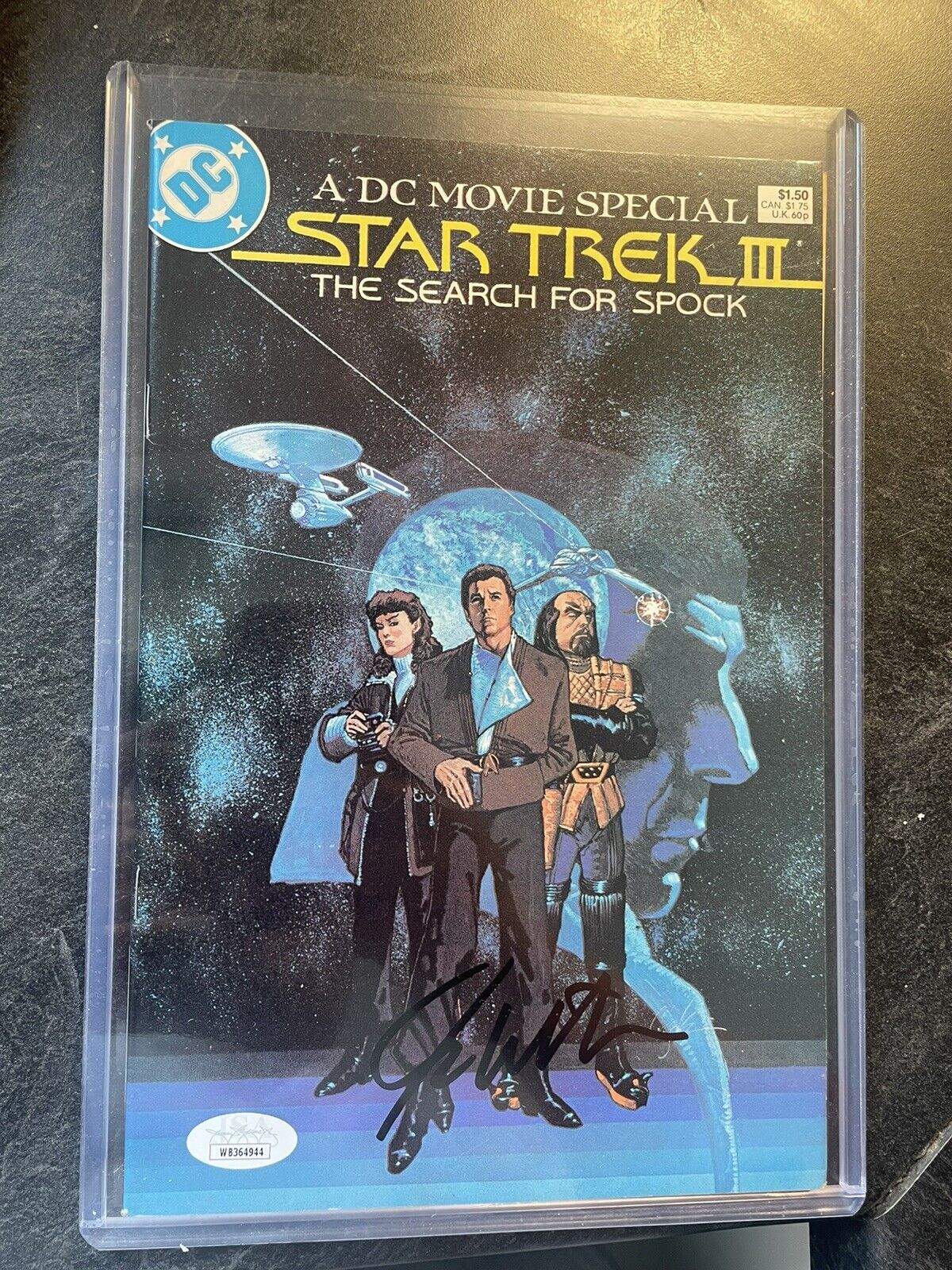 Star Trek III The Search for Spock  DC Signed By William Shatner JSA Certified