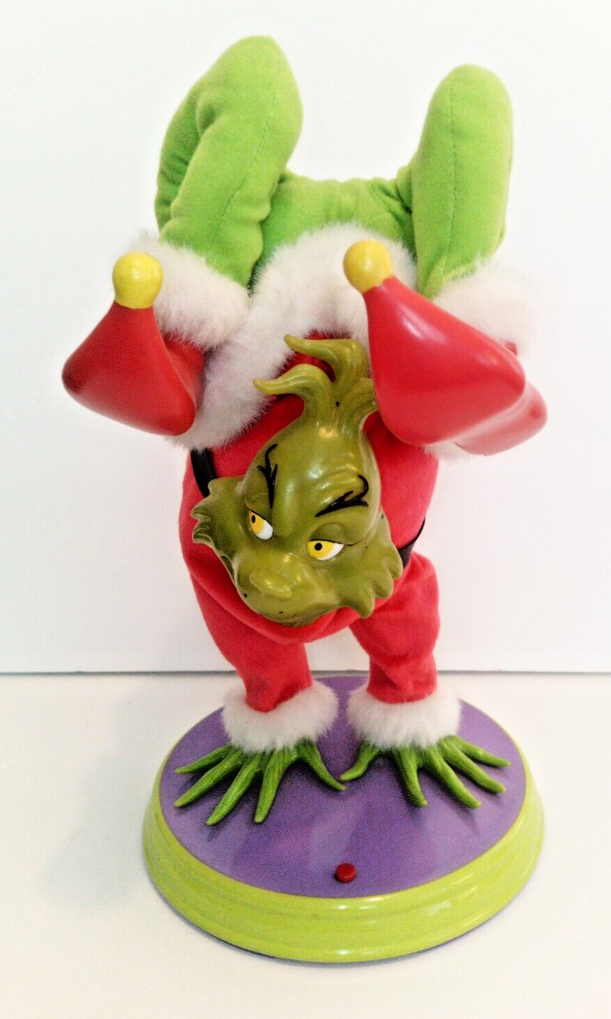 Gemmy Dr Seuss How The Grinch Stole Christmas Handstand Dancin Grinch Parts READ