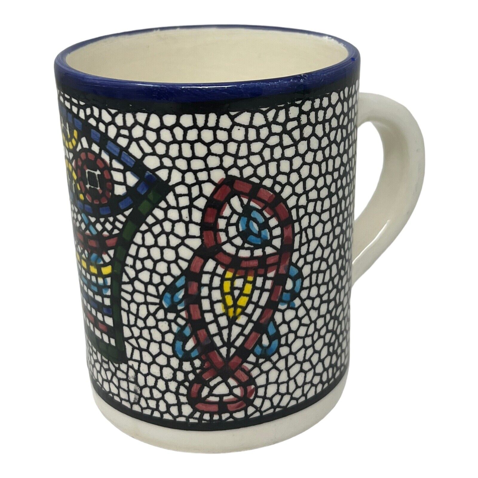 Tabgha or Fish and Bread Multiplication Miracle Armenian Ceramic Cup Mug